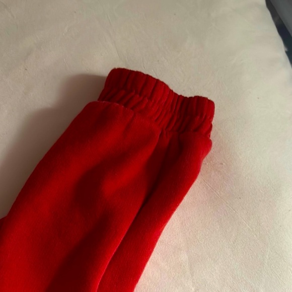 (2/15$) Zara Women Red Sweatpants - Picture 6 of 7